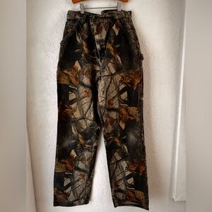 Vintage Carhartt Realtree Camo Carpenter Dungaree Fit Pants